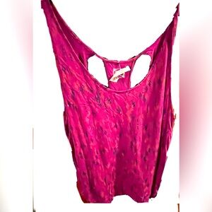 Decree purple print cutout tank